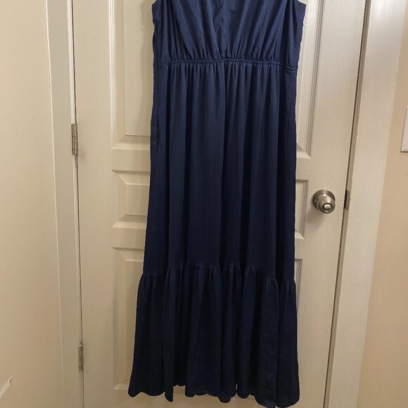 Kobi Halperin Almita Dress V neck navy NWT size XL - Picture 8 of 9